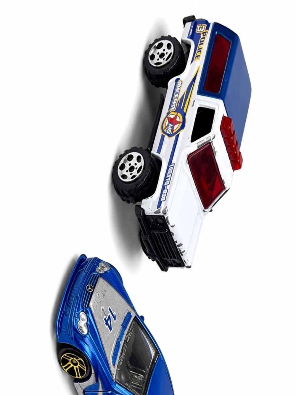 Hot Wheels Mercedes CLK DTM & Vintage Matchbox Police Blazer Diecast Lot